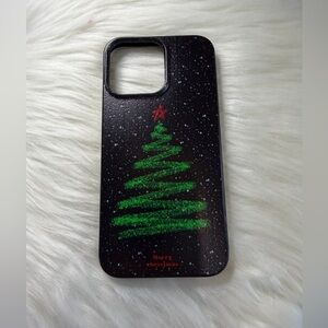 🧡10/$10 IPhone 15 max pro Black Christmas Tree Phone Case